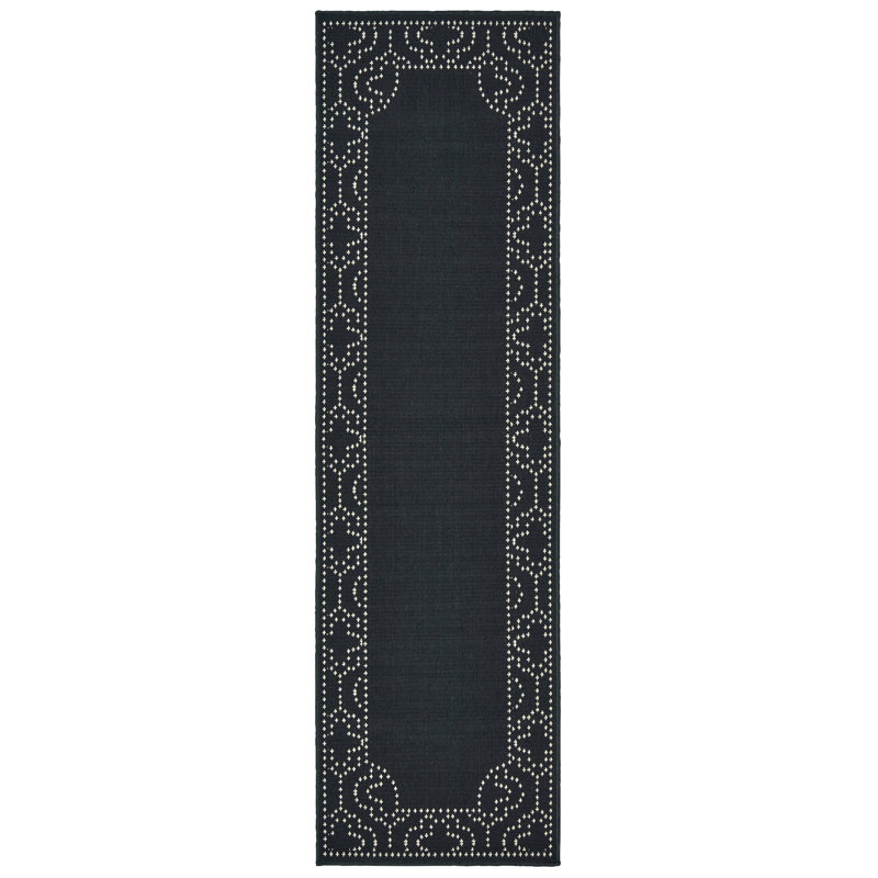 Junor Power Loomed Plaid Rug , Runner 2'3" x 7'6"