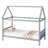 Twin House Bed With  Solid Rubber Wood-396545434