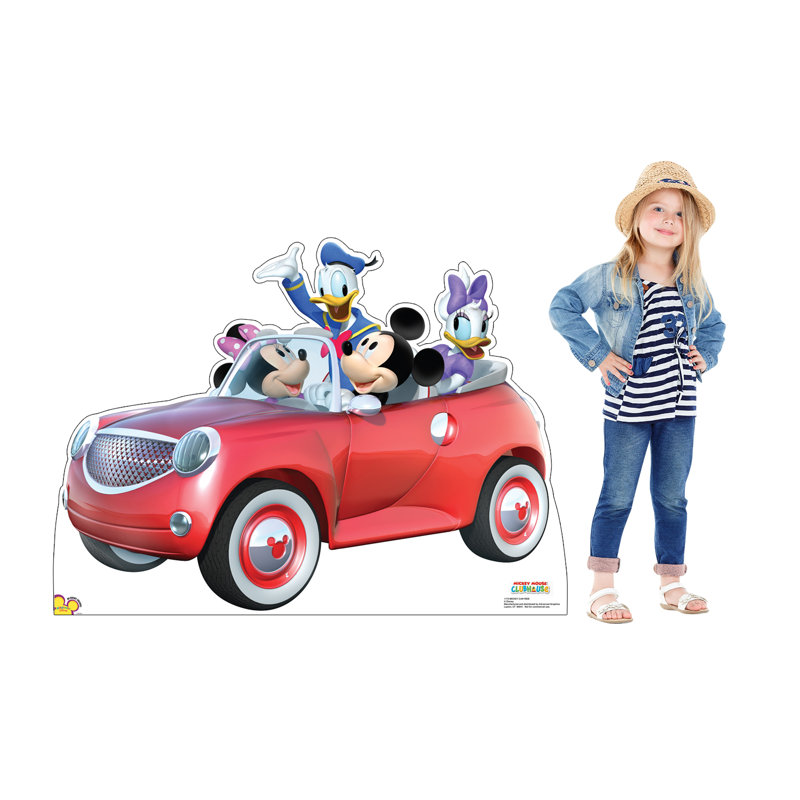 Mickey and Friends Car Ride Cardboard Stand-Up