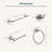 Forious® Ultra 5 - Piece Bathroom Hardware Set-101021326