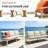 Baryn 74" Wide Acacia Outdoor Sofa With Cushions
