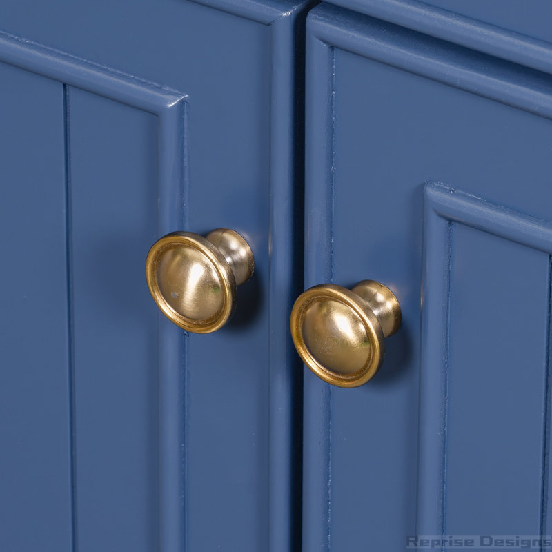 Base de meuble-lavabo simple 35,4 po seulement, Bleu marine