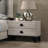 Retro-Styled Smithson Nightstand with Dual Drawers for Ample Storage and Durable Construction