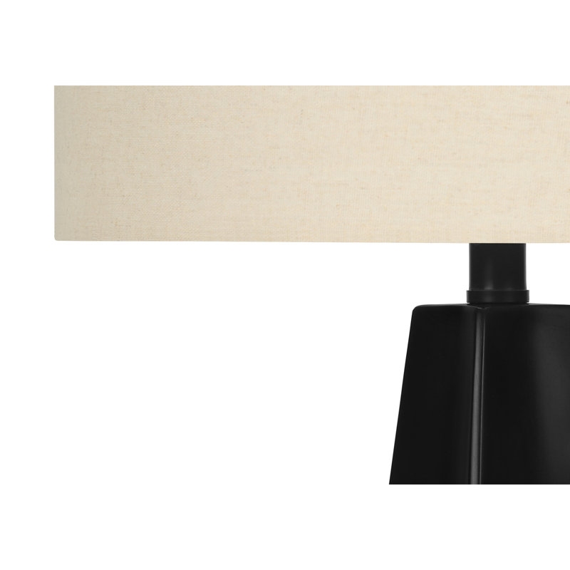 Lampe de table moderne en résine avec abat-jour