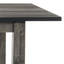 Ensemble de salle à manger extensible en bois d'hévéa 7 pièces Katarina