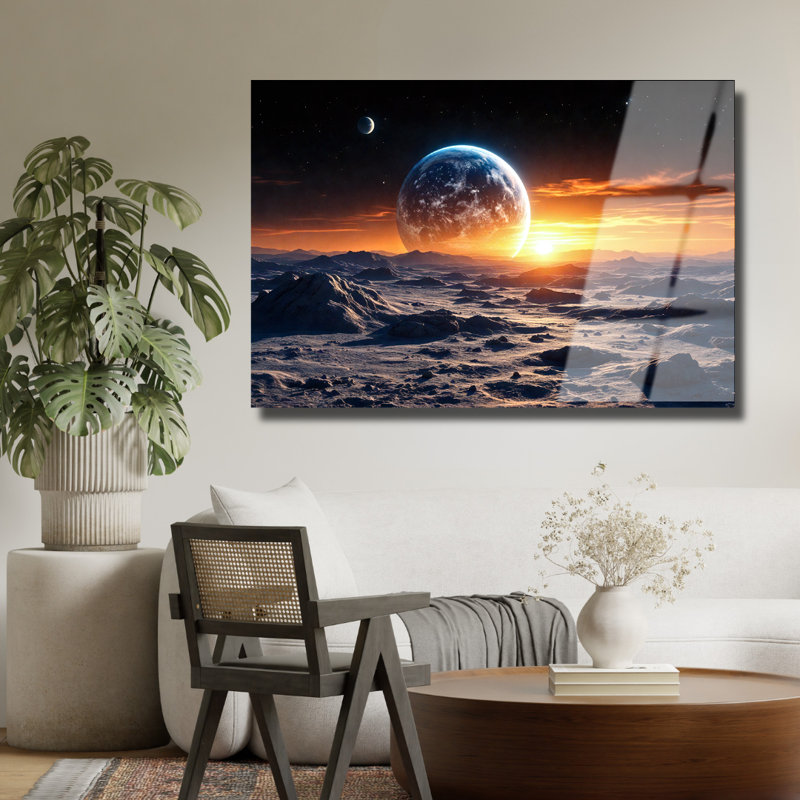 Espace en verre trempé, H 24 po x l 36 po