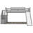 Twin Over Twin Bunk Bed With Convertible Slide And Stairway, Space-Saving And Durable Design For ' Rooms-1017135837