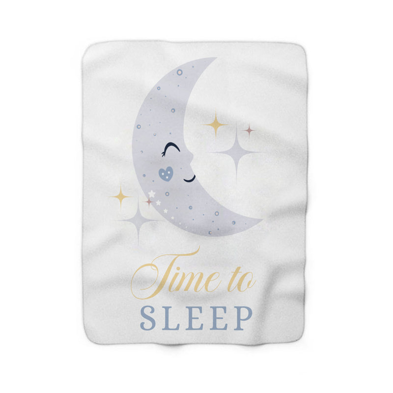  Couverture Bedtime Nursery Time to Sleep, Grand lit