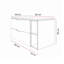 80mm Single Bathroom Vanity with Ceramic Basin