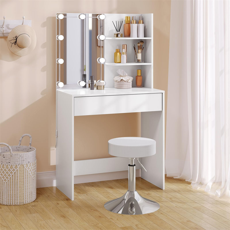 Carlon Dressing Table with Mirror