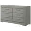Commode à 6 tiroirs Pierce Gray-828899270
