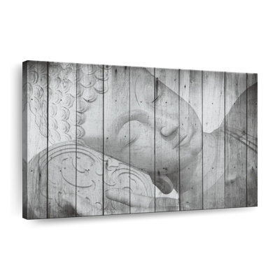 Bouddha couché sur toile