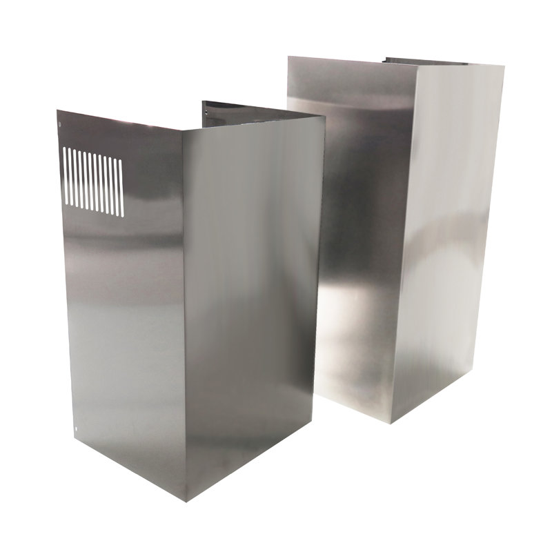 Range Hood Duct Cover, White