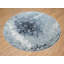 Tapis oriental rond gris en laine et en soie noué à la main 12 pi 0 po x 12 pi 0 po - MOA10290808-1692207192