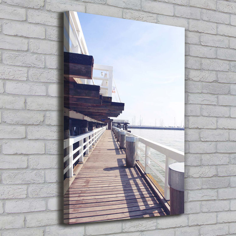 The Sopot Molo - Wrapped Canvas Print