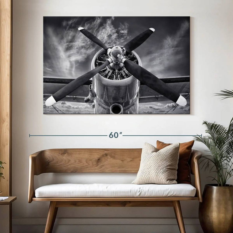 Mehar Old Airplane, 34" H x 51" W