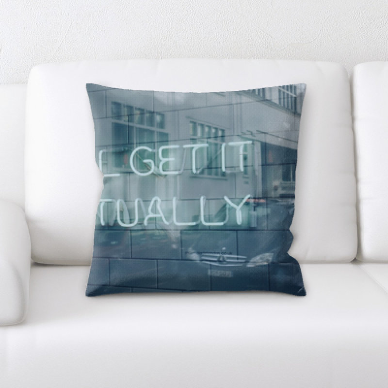 Microsuede Throw Pillow