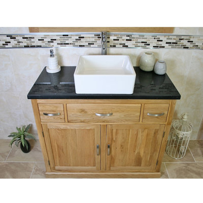 Ayana 1000mm Single Bathroom Vanity with Vessel Ceramic Basin