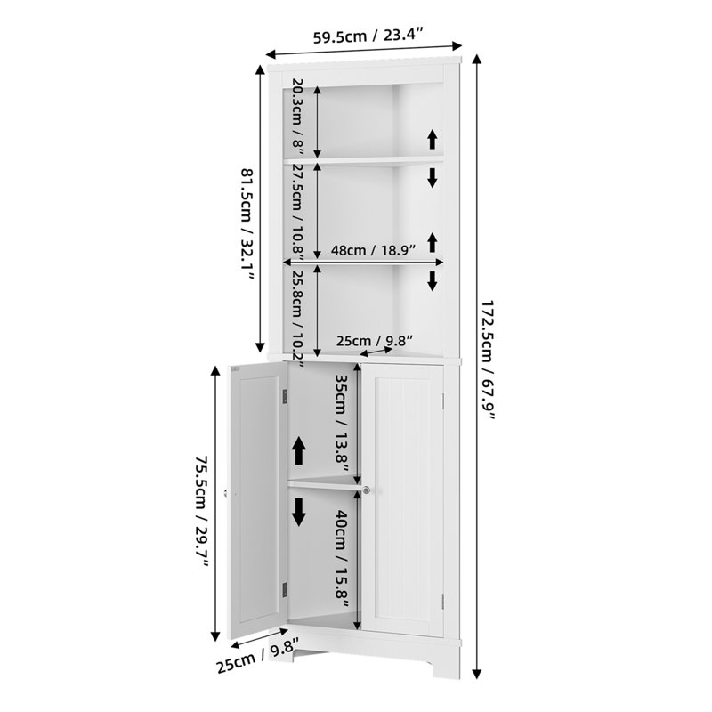 Rangement pour salle de bain Omario