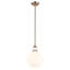 Luminaire suspendu 1 lumière avec verre transparent-111187490-111187494-111187496