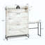 Armoire à chaussures de grande capacité de style maison de campagne avec tiroirs réglables et tablettes ouvertes pour l'organisation du vestibule-1487487396-1474724115