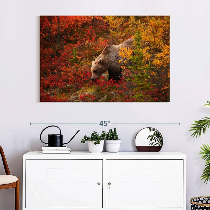 Crowle Alaskan Grizzly Bear, 26" H x 39" W