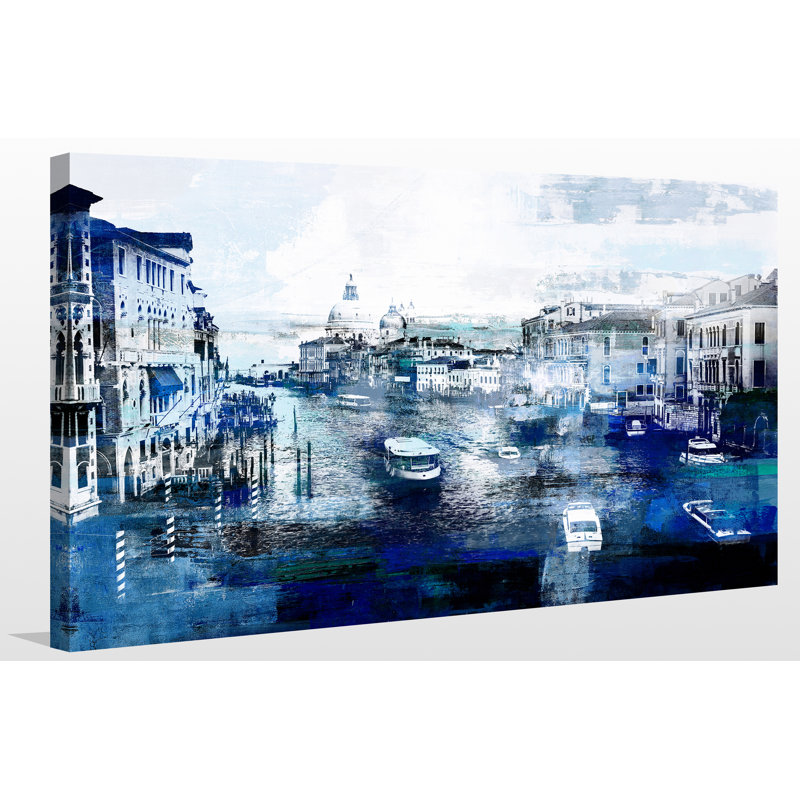 Venice, italie 1i, impression sur toile tendue, H 36 po x l 60 po
