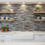 Denver 12" x 12" Natural Stone/Glass Linear Mosaic Wall & Floor Tile-40640759