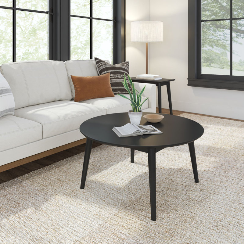 Table basse Leaford, Noir