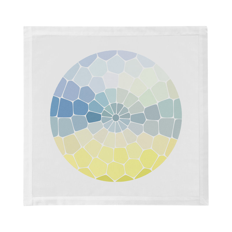 Mosaico Cotton Sateen Dinner Napkins, Taormino