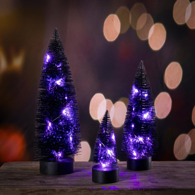 Ensemble d'arbre de Noël à DEL 3 pièces