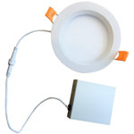 6'' Dimmable Air-Tight IC Rated LED Canless Recessed Lighting Kit