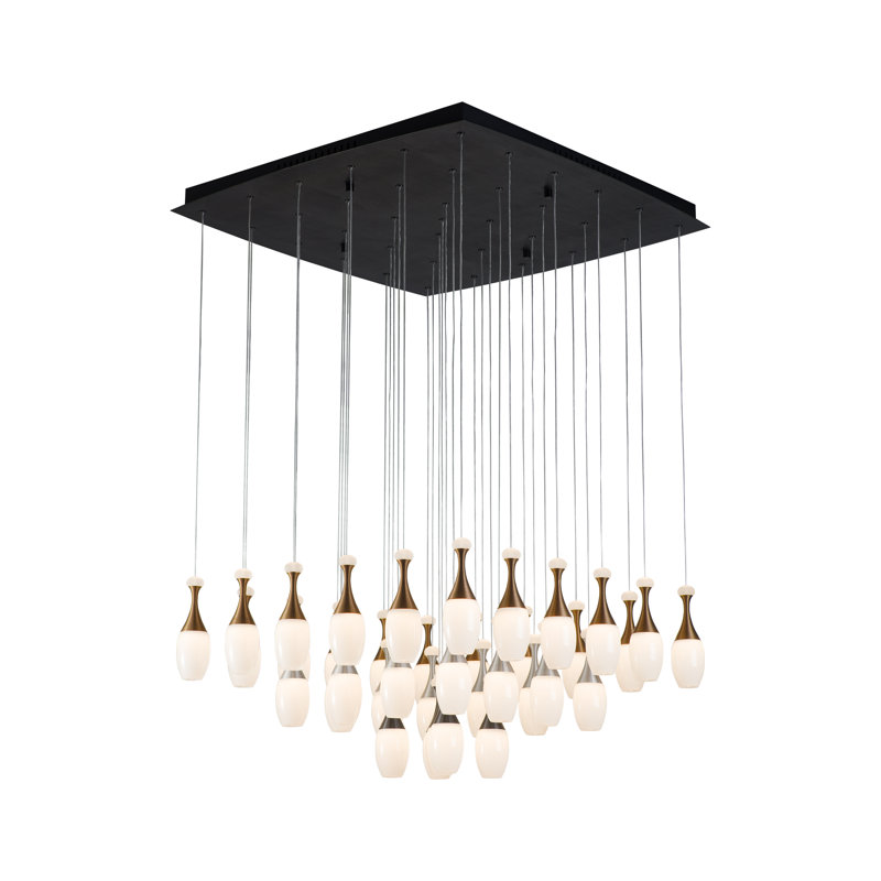 Lustre unique à plusieurs niveaux à DEL 36 lumière pittenger