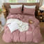 Ensemble de housse de couette 100% coton lavé MooMee Gingham-121465078-124443995