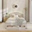 Grand lit plateforme tapissier Teddy-2131167595