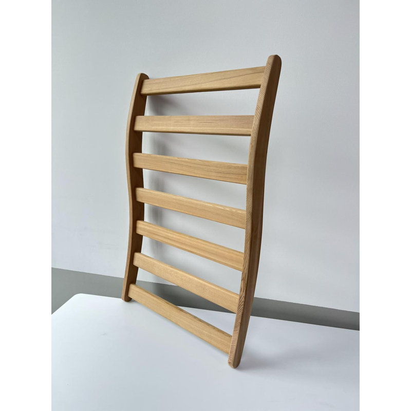 Chaise de sauna ergonomique avec dossier en forme de S avec dossier pour sauna