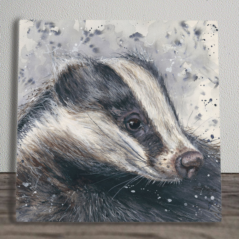 Bree Merryn Bert Badger Dimensional Wall Art