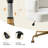  Jacqueline Modern Chenille Simple Assembly Swivel Task Chair with Curved Armrests-691807084