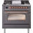 ILVE Nostalgie II Series 36 inch Dual Fuel Range with 6 Burners, Griddle (Glass Door)-124968149-98168244