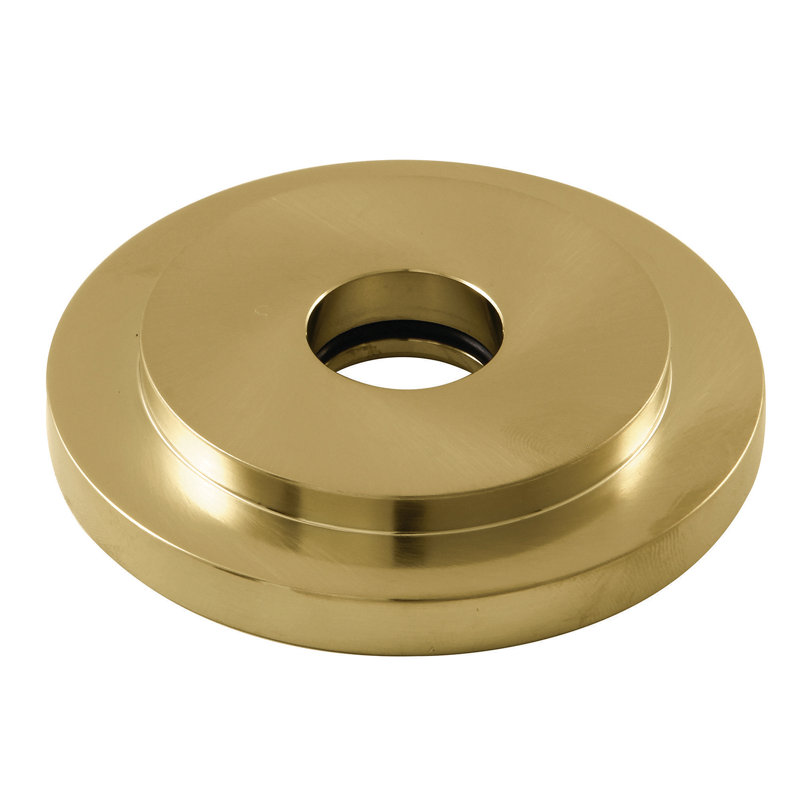 Kingston Brass Manhattan Heavy Duty Round Solid Cast Brass Shower Arm Flange, Polished Brass