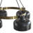 4-Light Metal Shade Chandelier
