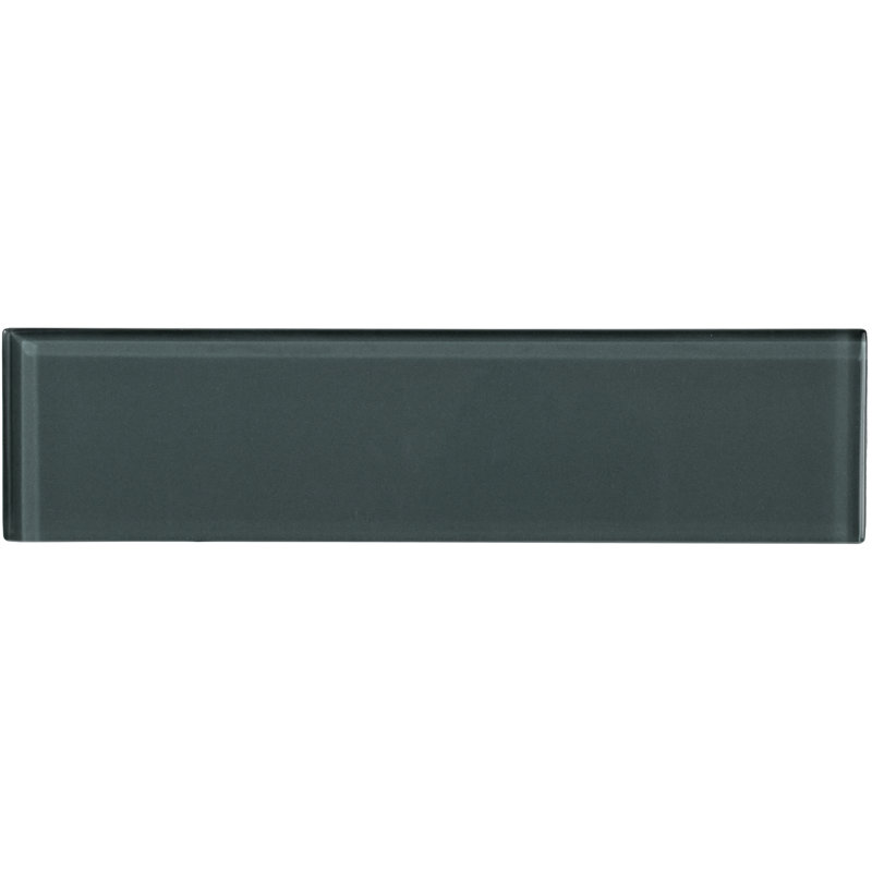 2 po x 8 po Carrelage en verre, Brillant marin