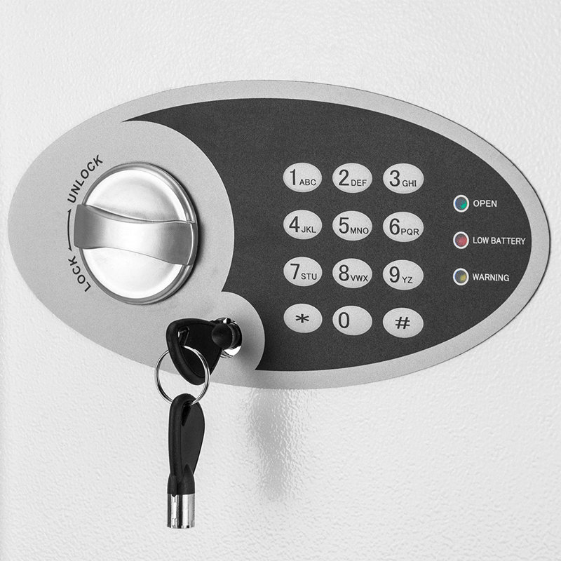 736 KEYS KEYPAD KEY SAFE WHITE