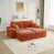 Tissu orange est en rupture de stock