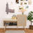 Shoe Cabinet With Upholstered Bench,Narrow Shoe Storage Cabinet,Shoe Rack