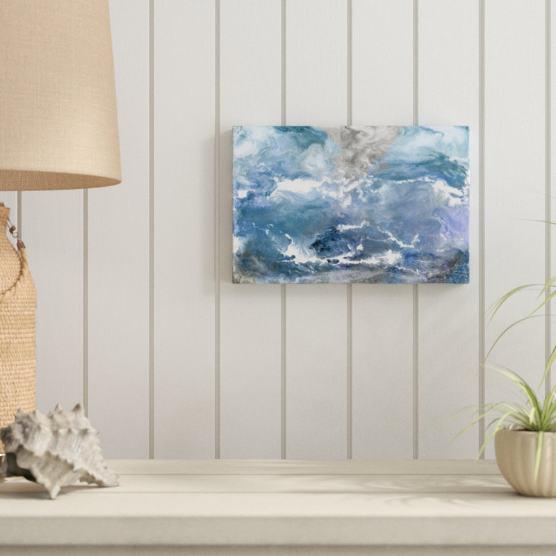 Glacial View by Pam Ilosky - Painting Print, 20cm H x 30cm W, Wrapped Canvas