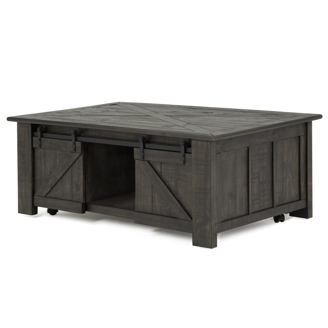 Amed Solid Wood Coffee Table Darby Home Co