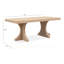 Table de salle à manger à tréteaux extensible Wilkinson