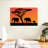 Orange Sunset Elephants-107699676