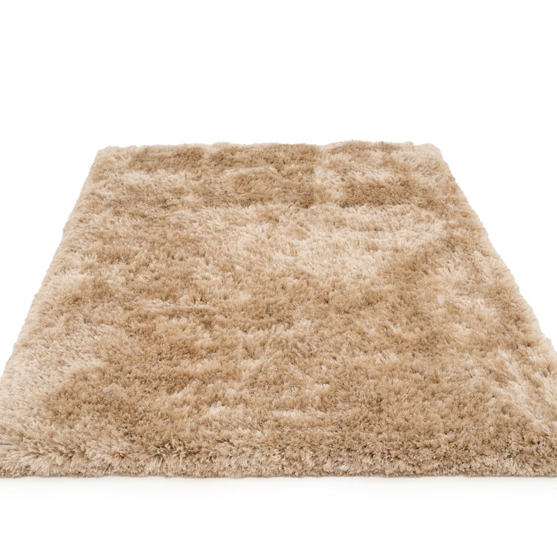 Zia Solid Colour Shag Area Rug, Rectangle 160 x 230cm